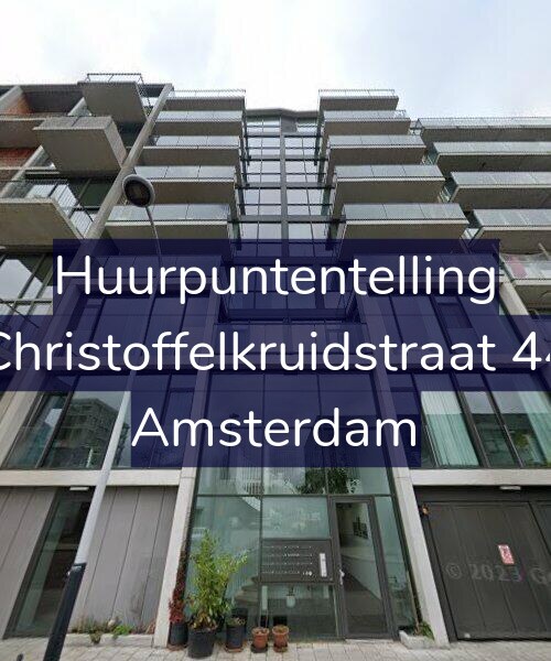 Foto gevel Huurpuntentelling voor Christoffelkruidstraat 44, Amsterdam