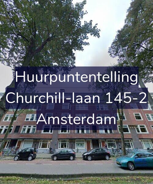Foto gevel Huurpuntentelling voor Churchill-laan 145-2, Amsterdam