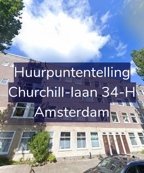 Foto gevel Huurpuntentelling voor Churchill-laan 34-H, Amsterdam