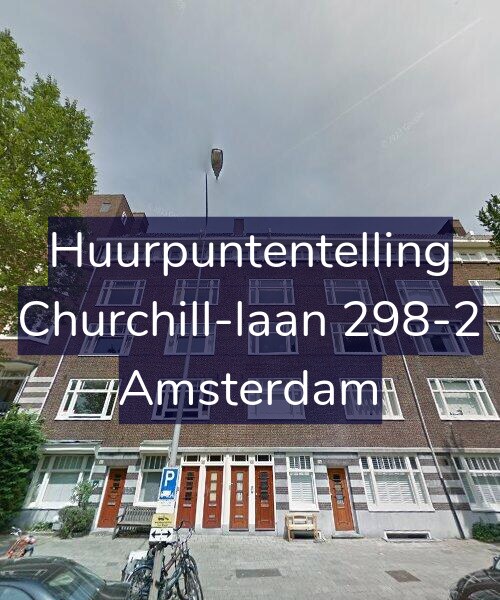 Foto gevel Huurpuntentelling voor Churchill-laan 298-2, Amsterdam