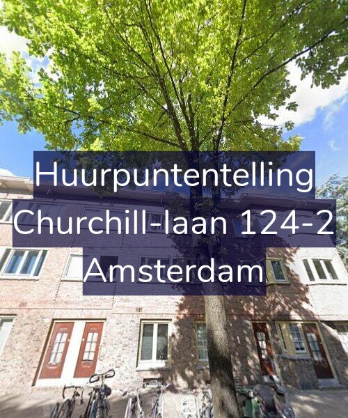 Foto gevel Huurpuntentelling voor Churchill-laan 124-2, Amsterdam