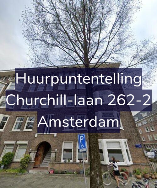 Foto gevel Huurpuntentelling voor Churchill-laan 262-2, Amsterdam