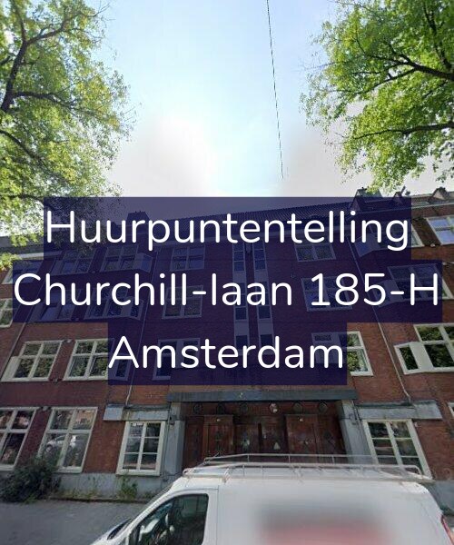 Foto gevel Huurpuntentelling voor Churchill-laan 185-H, Amsterdam