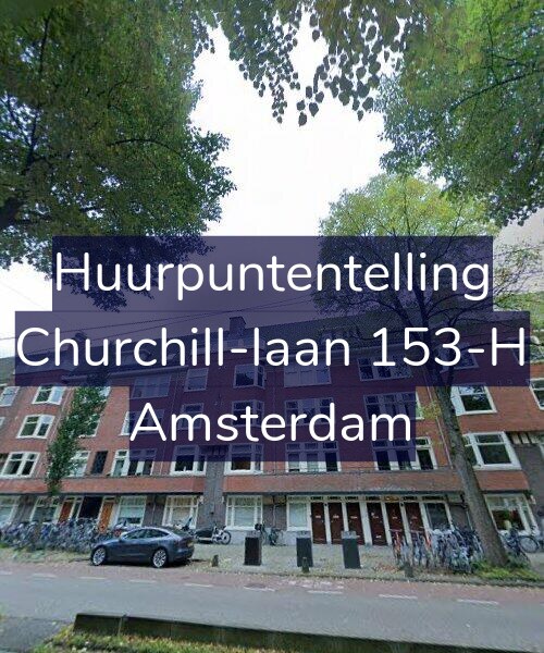 Foto gevel Huurpuntentelling voor Churchill-laan 153-H, Amsterdam