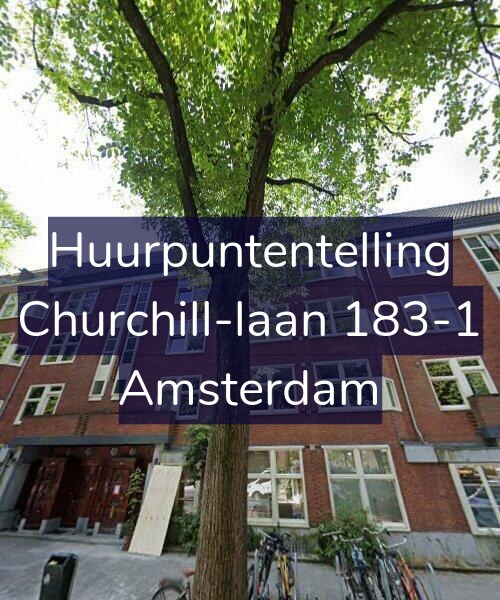 Foto gevel Huurpuntentelling voor Churchill-laan 183-1, Amsterdam