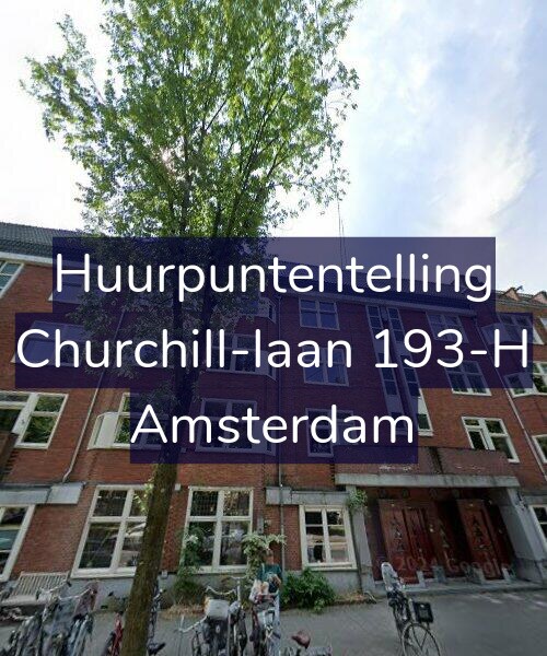 Foto gevel Huurpuntentelling voor Churchill-laan 193-H, Amsterdam