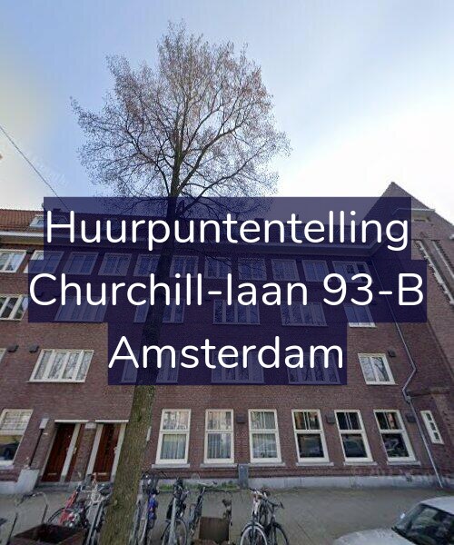 Foto gevel Huurpuntentelling voor Churchill-laan 93-B, Amsterdam
