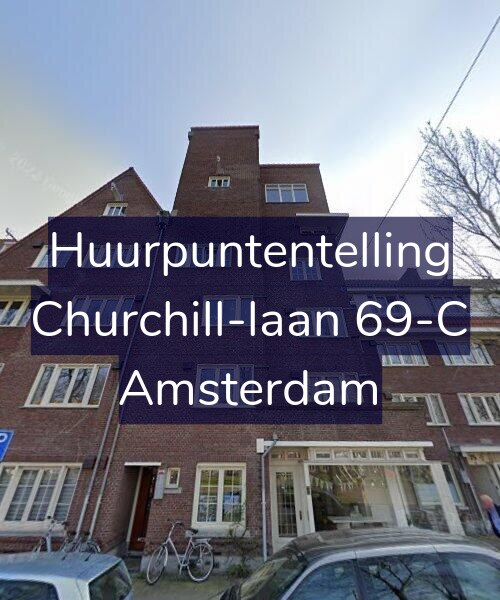 Foto gevel Huurpuntentelling voor Churchill-laan 69-C, Amsterdam
