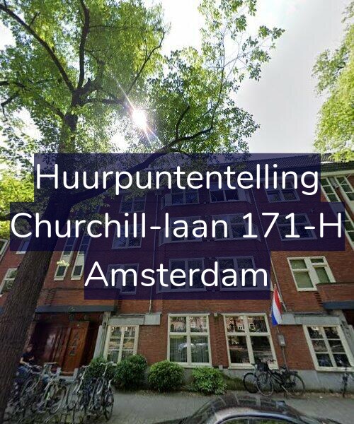 Foto gevel Huurpuntentelling voor Churchill-laan 171-H, Amsterdam