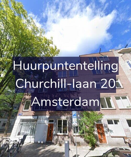Foto gevel Huurpuntentelling voor Churchill-laan 20, Amsterdam