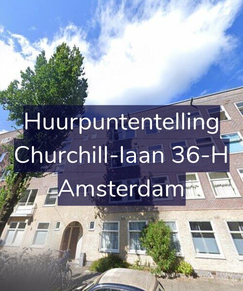 Foto gevel Huurpuntentelling voor Churchill-laan 36-H, Amsterdam
