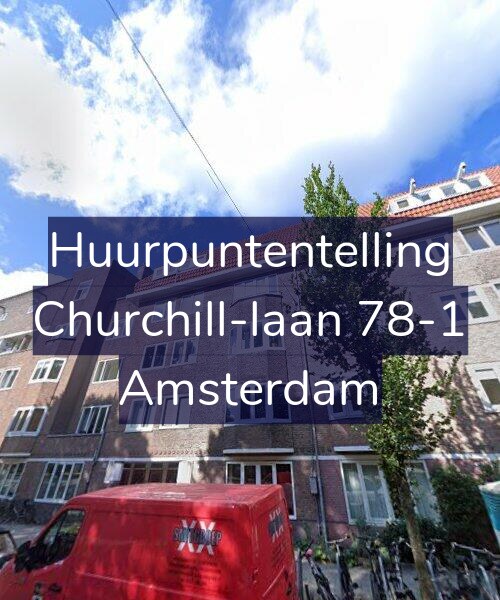 Foto gevel Huurpuntentelling voor Churchill-laan 78-1, Amsterdam