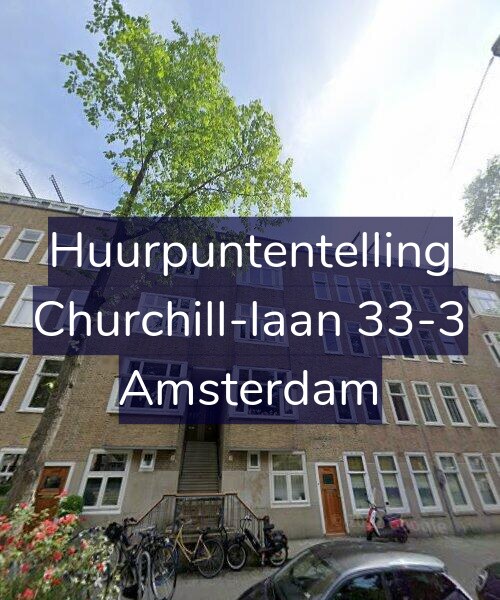 Foto gevel Huurpuntentelling voor Churchill-laan 33-3, Amsterdam