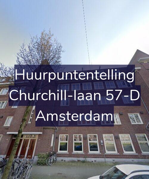 Foto gevel Huurpuntentelling voor Churchill-laan 57-D, Amsterdam