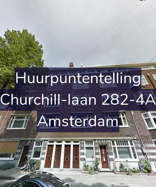 Foto gevel Huurpuntentelling voor Churchill-laan 282-4A, Amsterdam