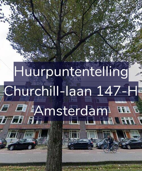 Foto gevel Huurpuntentelling voor Churchill-laan 147-H, Amsterdam