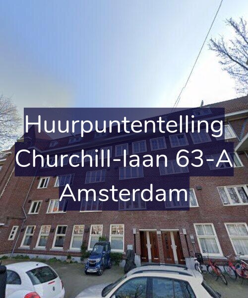 Foto gevel Huurpuntentelling voor Churchill-laan 63-A, Amsterdam