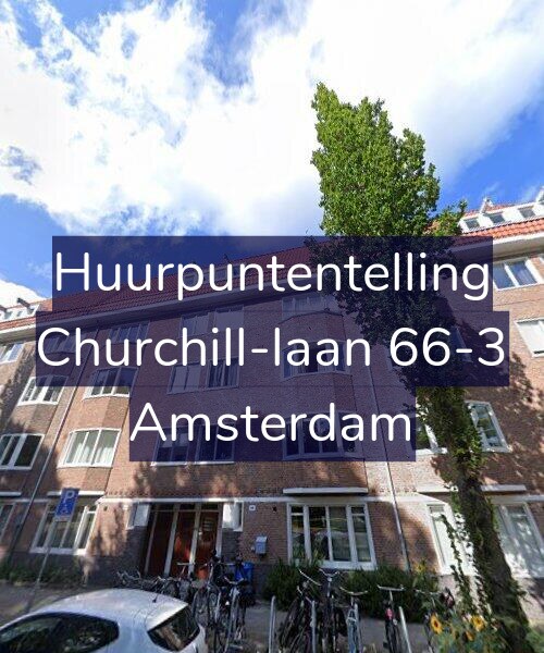 Foto gevel Huurpuntentelling voor Churchill-laan 66-3, Amsterdam