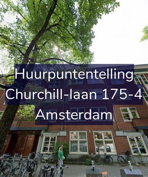 Foto gevel Huurpuntentelling voor Churchill-laan 175-4, Amsterdam