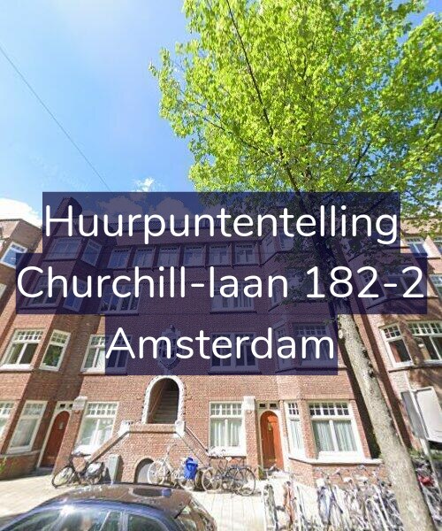 Foto gevel Huurpuntentelling voor Churchill-laan 182-2, Amsterdam