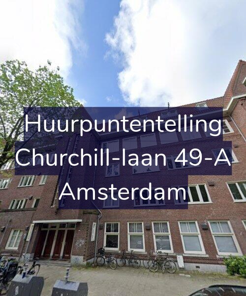 Foto gevel Huurpuntentelling voor Churchill-laan 49-A, Amsterdam