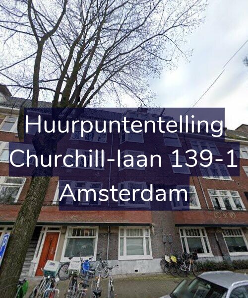 Foto gevel Huurpuntentelling voor Churchill-laan 139-1, Amsterdam