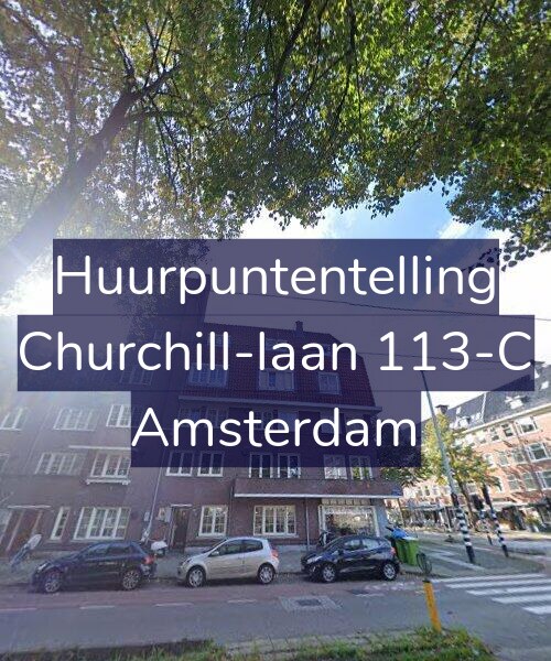 Foto gevel Huurpuntentelling voor Churchill-laan 113-C, Amsterdam