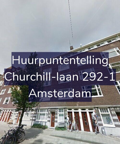 Foto gevel Huurpuntentelling voor Churchill-laan 292-1, Amsterdam