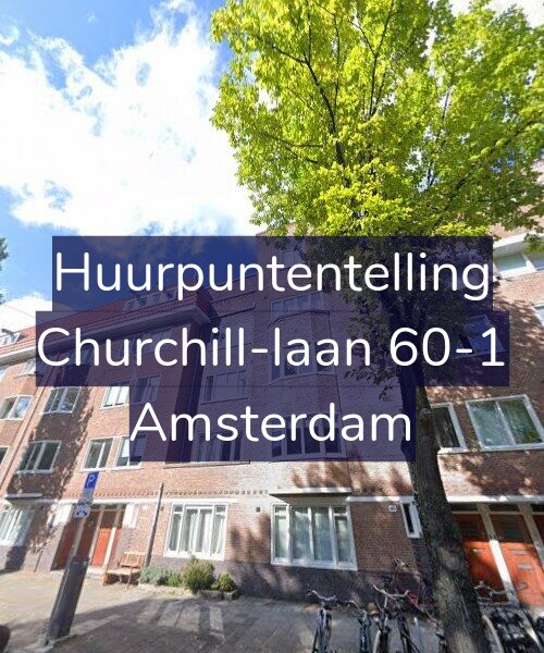 Foto gevel Huurpuntentelling voor Churchill-laan 60-1, Amsterdam