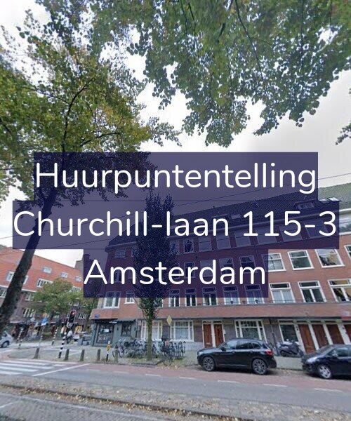 Foto gevel Huurpuntentelling voor Churchill-laan 115-3, Amsterdam
