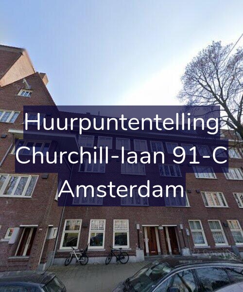 Foto gevel Huurpuntentelling voor Churchill-laan 91-C, Amsterdam