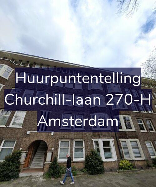 Foto gevel Huurpuntentelling voor Churchill-laan 270-H, Amsterdam