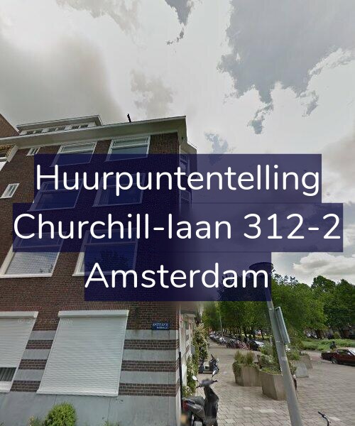 Foto gevel Huurpuntentelling voor Churchill-laan 312-2, Amsterdam