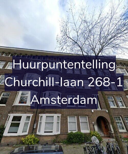 Foto gevel Huurpuntentelling voor Churchill-laan 268-1, Amsterdam
