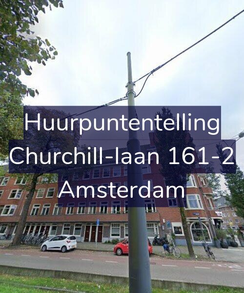 Foto gevel Huurpuntentelling voor Churchill-laan 161-2, Amsterdam