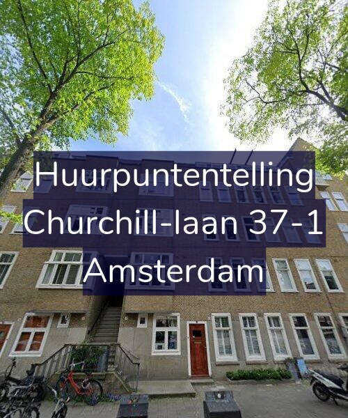 Foto gevel Huurpuntentelling voor Churchill-laan 37-1, Amsterdam
