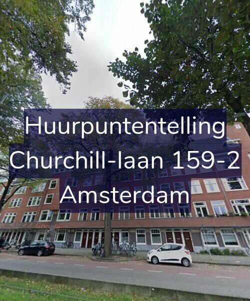 Foto gevel Huurpuntentelling voor Churchill-laan 159-2, Amsterdam