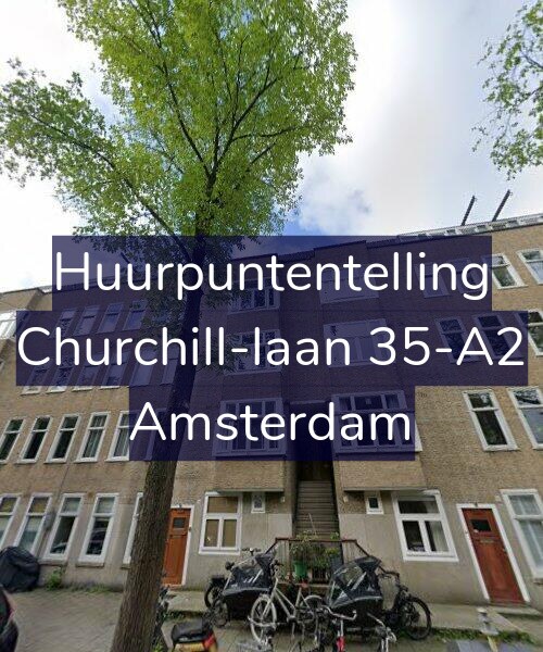 Foto gevel Huurpuntentelling voor Churchill-laan 35-A2, Amsterdam