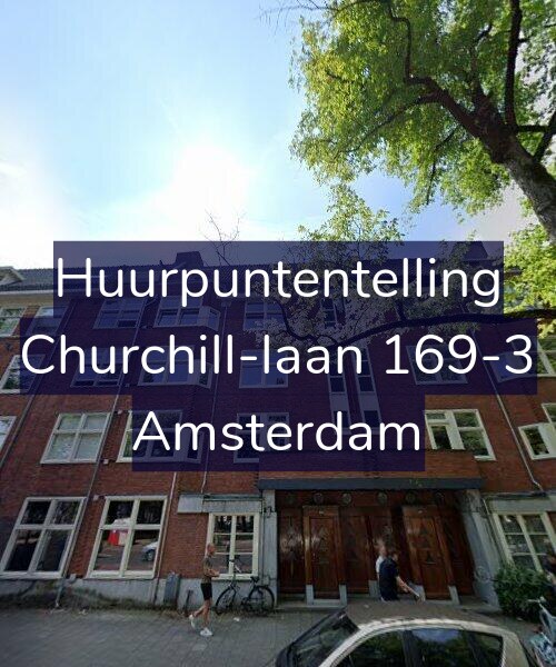 Foto gevel Huurpuntentelling voor Churchill-laan 169-3, Amsterdam