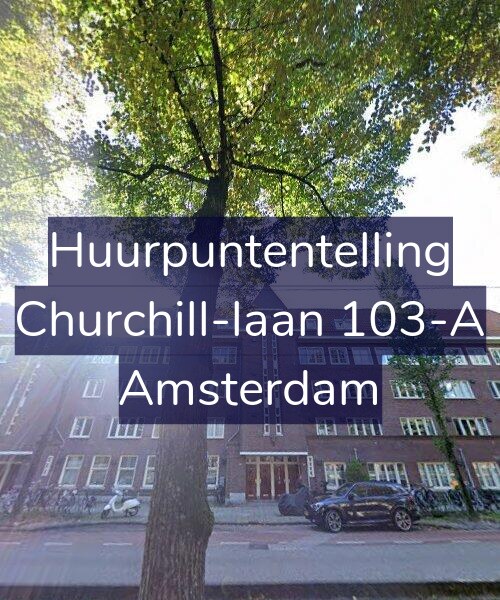 Foto gevel Huurpuntentelling voor Churchill-laan 103-A, Amsterdam