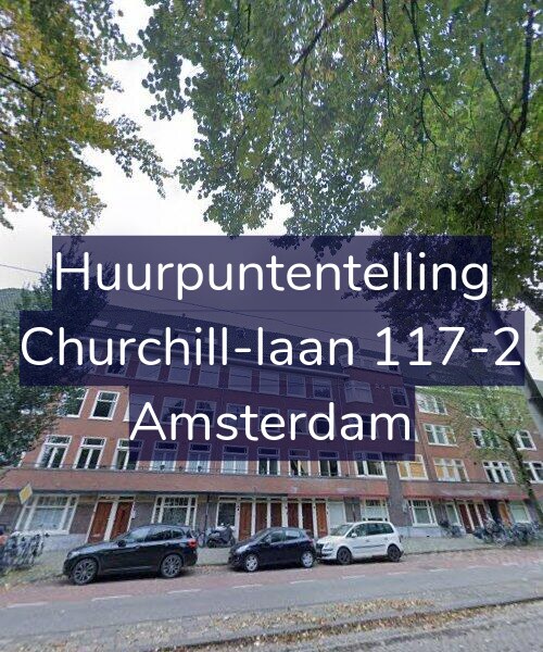 Foto gevel Huurpuntentelling voor Churchill-laan 117-2, Amsterdam