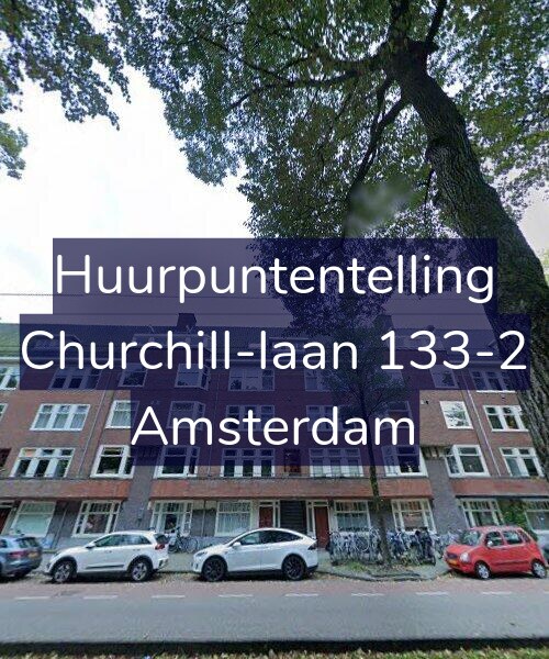 Foto gevel Huurpuntentelling voor Churchill-laan 133-2, Amsterdam