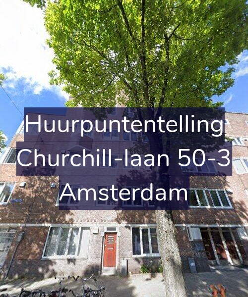 Foto gevel Huurpuntentelling voor Churchill-laan 50-3, Amsterdam