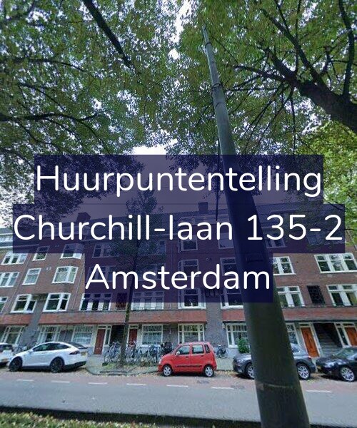 Foto gevel Huurpuntentelling voor Churchill-laan 135-2, Amsterdam