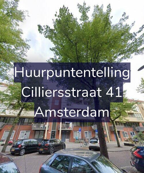 Foto gevel Huurpuntentelling voor Cilliersstraat 41, Amsterdam