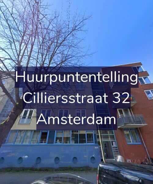 Foto gevel Huurpuntentelling voor Cilliersstraat 32, Amsterdam