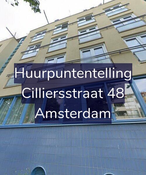 Foto gevel Huurpuntentelling voor Cilliersstraat 48, Amsterdam
