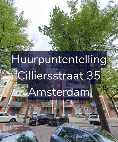 Foto gevel Huurpuntentelling voor Cilliersstraat 35, Amsterdam