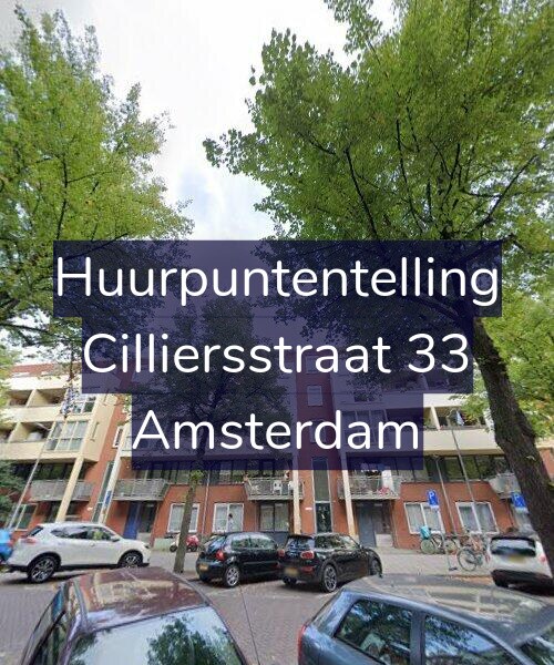 Foto gevel Huurpuntentelling voor Cilliersstraat 33, Amsterdam