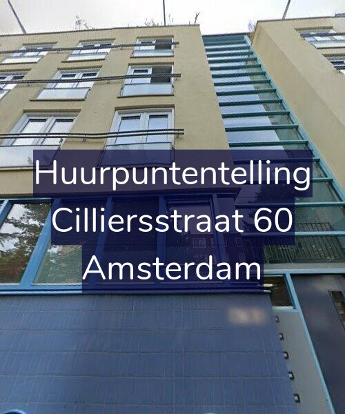Foto gevel Huurpuntentelling voor Cilliersstraat 60, Amsterdam